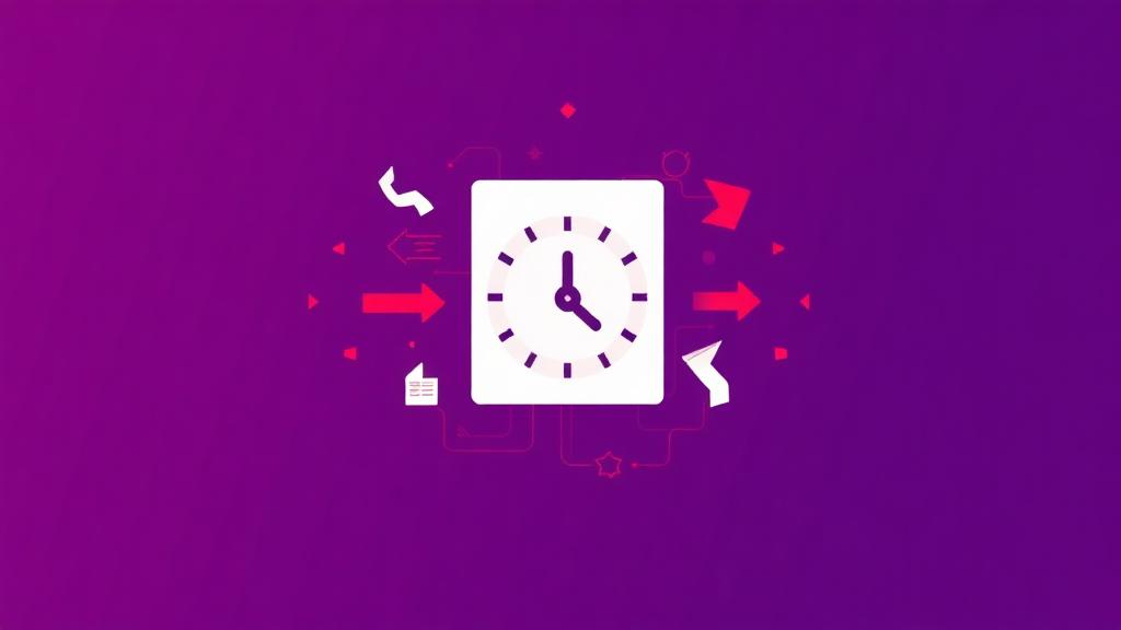 Productivity illustration for the article: A Document Workflow That Survives a Distributed Team